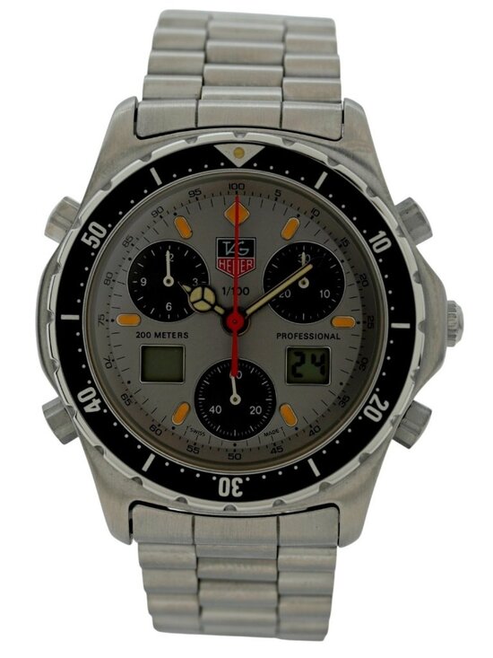Tag Heuer 38mm Men\'s Professional 2000 Series Ani-Digi Chronograph Watch 270.206 main image 8